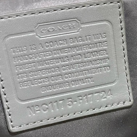 Coach bag C1175-F17724. Silver color - Picture 4 of 16